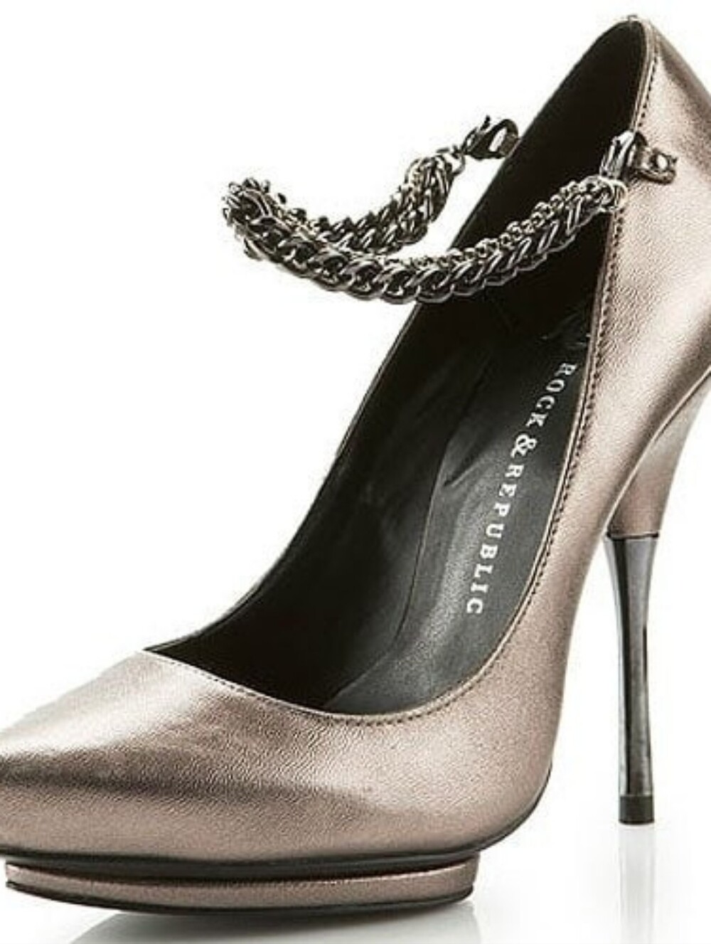Rock & Republic ‘Alayna’ Chain Pumps Womens Size EU 39 US 8.5 9